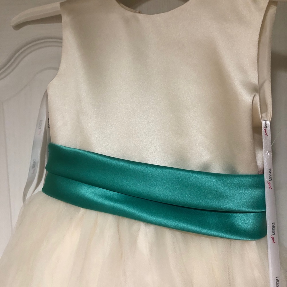 Girls Flower girl dress Size 4 but runs small - 2 or 3